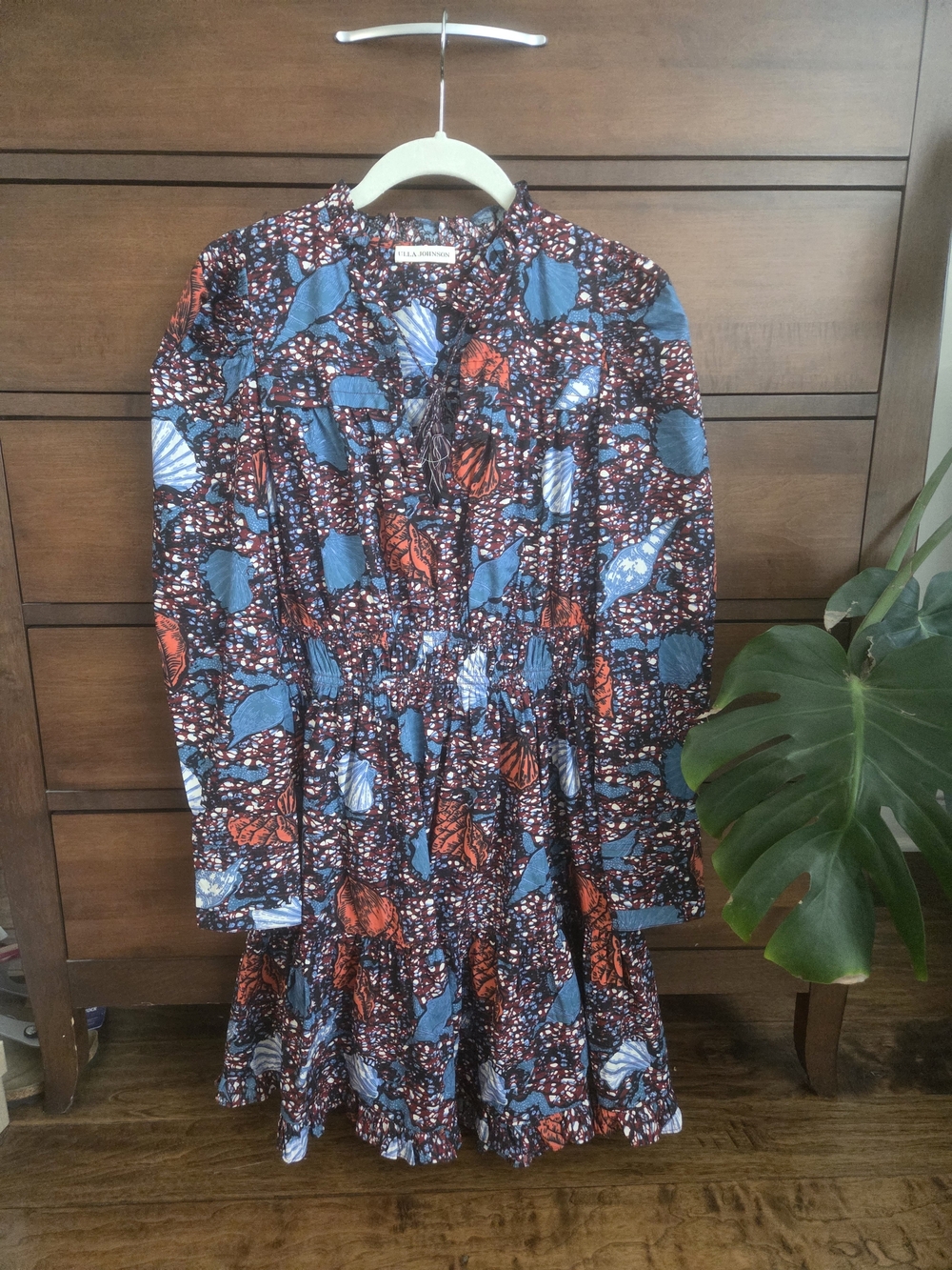 Ulla Johnson Ismaya Multi-Color Floral Mini Dress. Size 2
